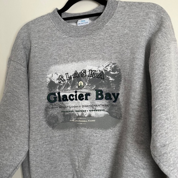 Alaska Glacier Bay crew fleece sweatshirt - Picture 2 of 5